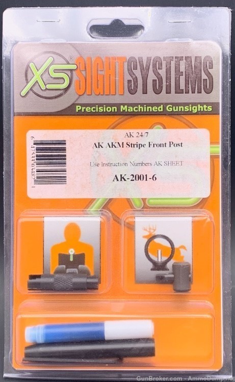XS Sight Systems, AK AKM Stripe Front Post -img-0