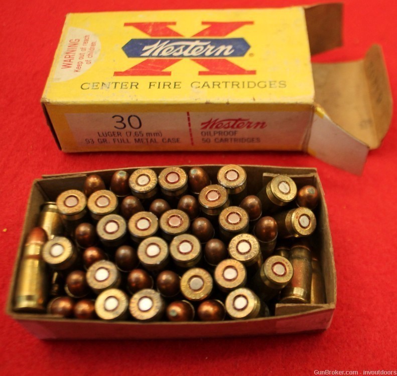 Western 30 Luger (7.54mm) 93 Grain F.M.C 50 cartridges ammo-img-4