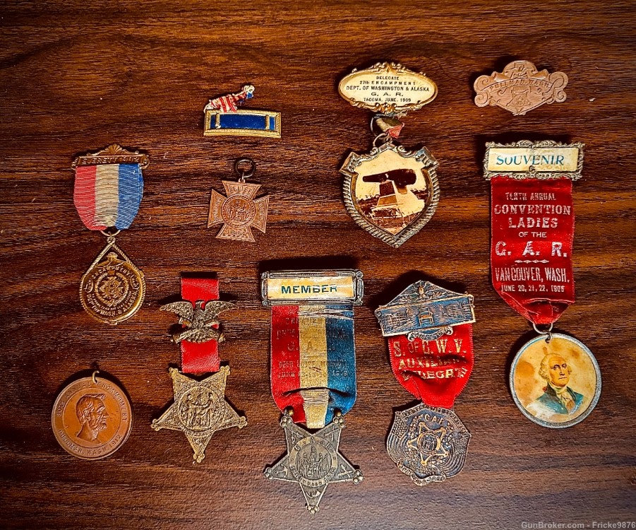 Civil War GAR Reunion Badge Collection-img-3