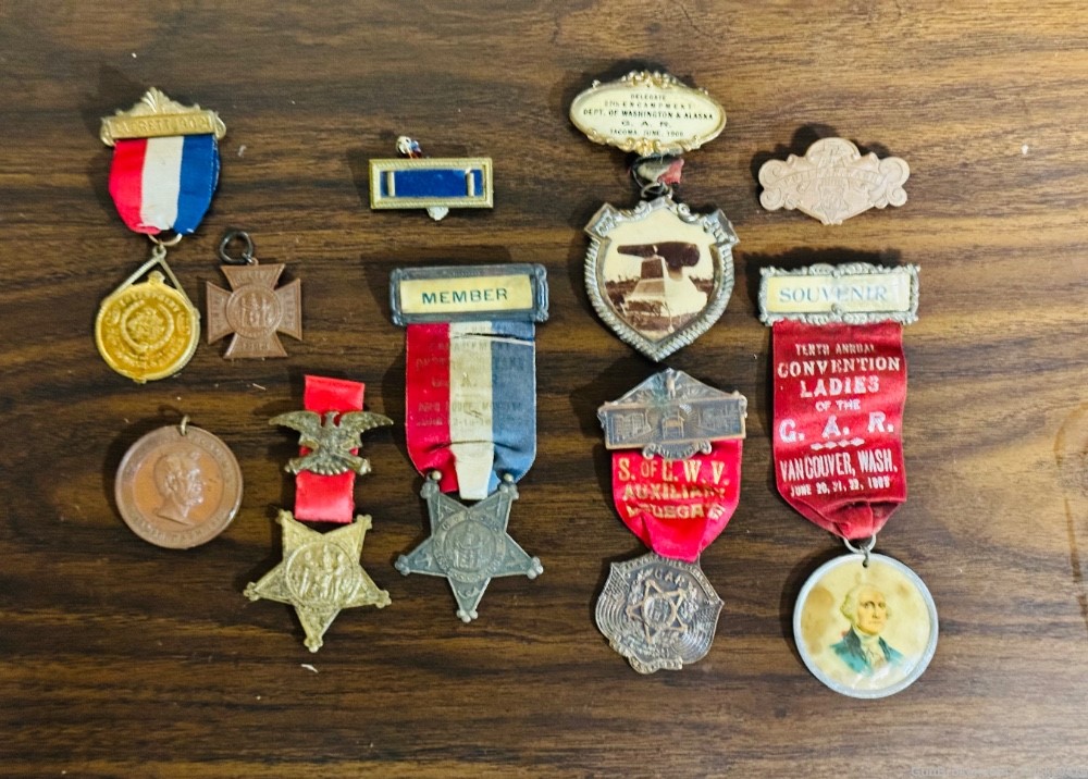 Civil War GAR Reunion Badge Collection-img-0