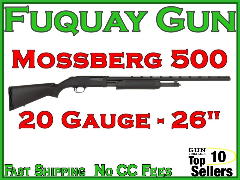 Mossberg 500 Hunting All-Purpose Field 20GA 26" Mossberg-500-img-0