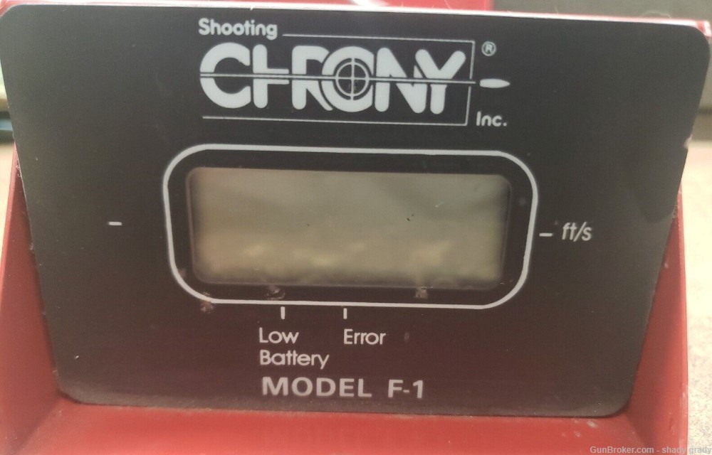 shooting chrony inc F1 red-img-3