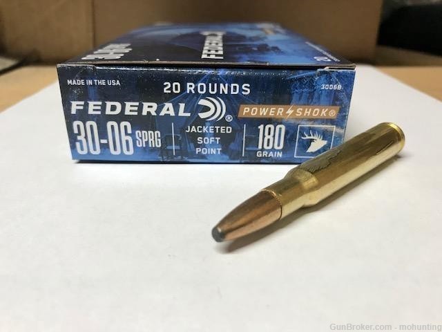 Federal 3006B 30-06 Springfield 180gr SP 100 Rounds-img-0
