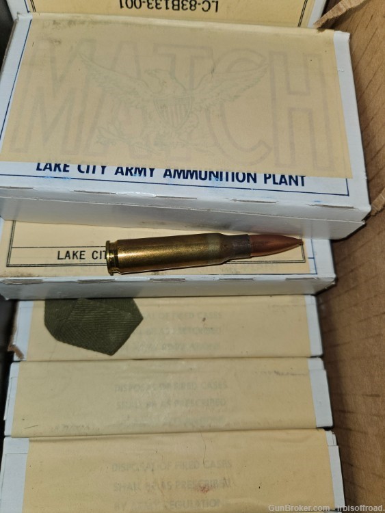 100 rounds , M118, 308 military sniper ammo, Lake city.-img-2