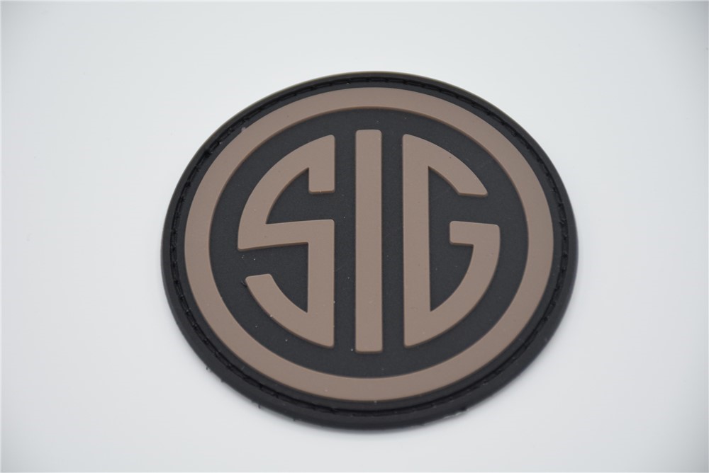 SIG SAUER SIG LOGO PATCH TACTICAL PATCH P365 P226 P320 P210 HOOK/LOOP Back-img-0