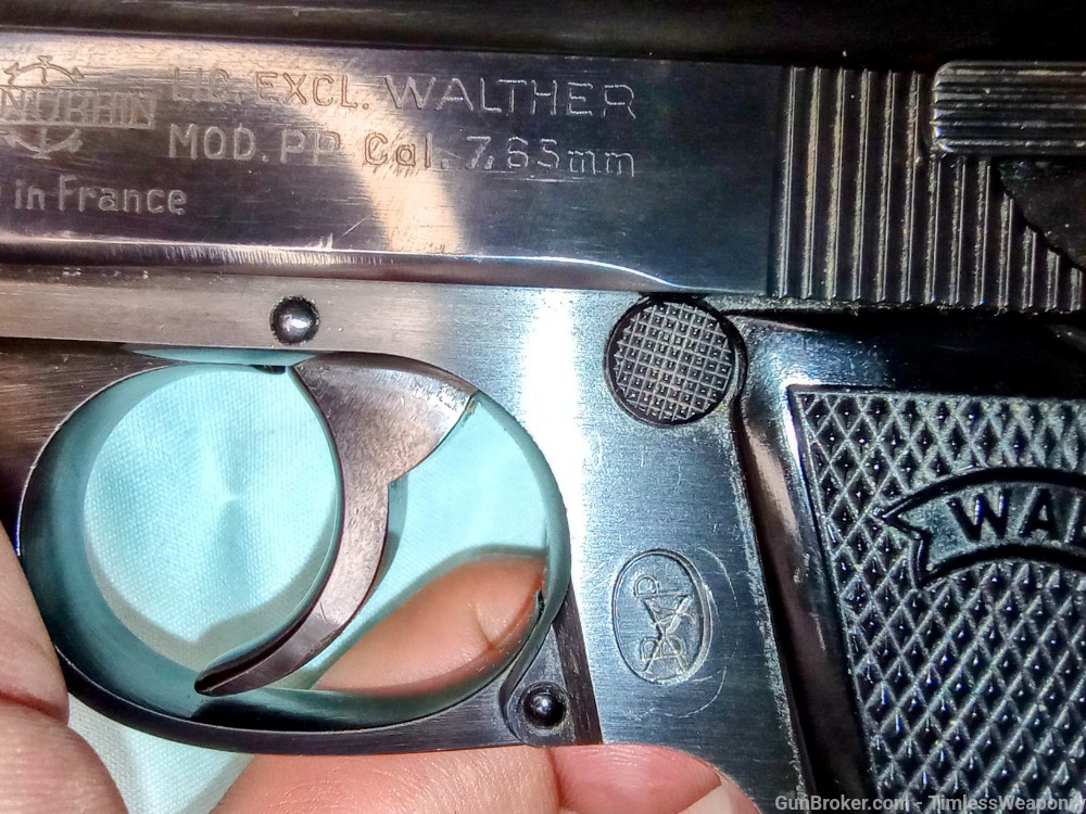 Mint French Manurhin Walther 32 ACP Browning German WW2 MAB S&W Colt 1945 -img-13