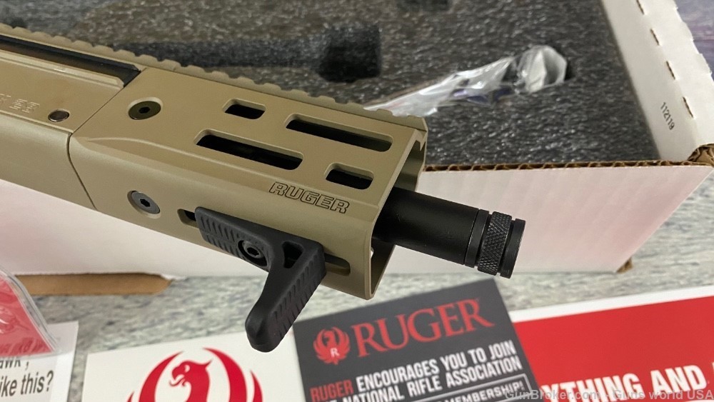 RUGER LC CHARGER 5.7X28MM 10.3'' 20-RD SEMI-AUTO PISTOL DDE FDE Tan 19308-img-5
