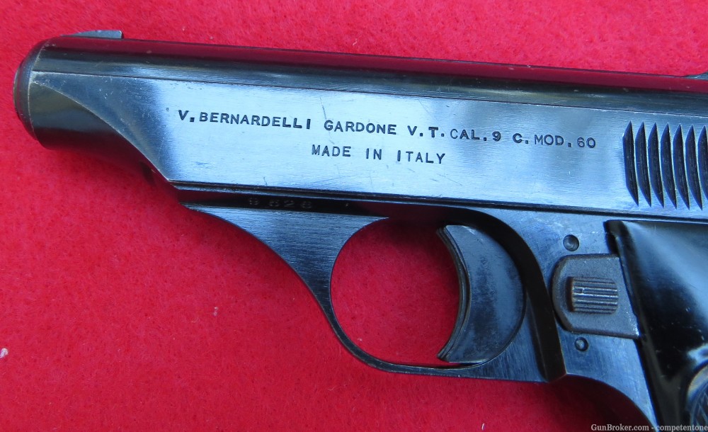 Bernardelli Model 60 380 ACP pre-68 Italy No Import Marks 380acp 9mm-short-img-1