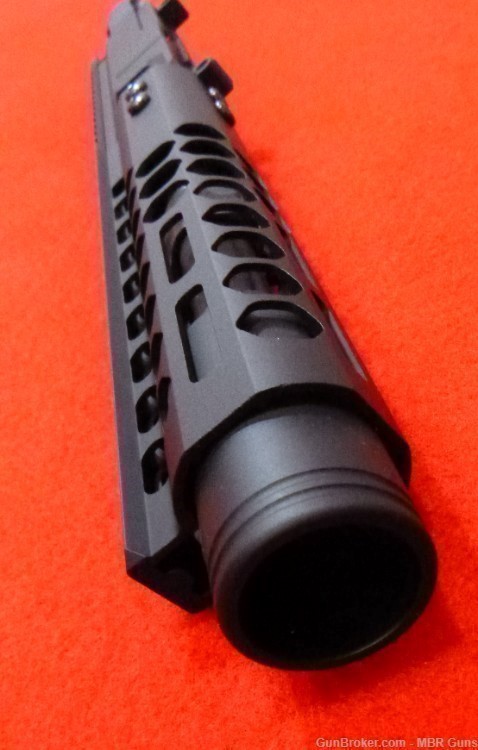 AR 15 7.62x39 Upper 7.5" Nitride Barrel 9" M-Lok Handguard Blast Can-img-6