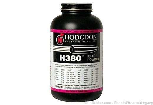 HODGDON H380 1LB. Can 220 Swift 243 257 Roberts varmint cartridges H3801-img-1