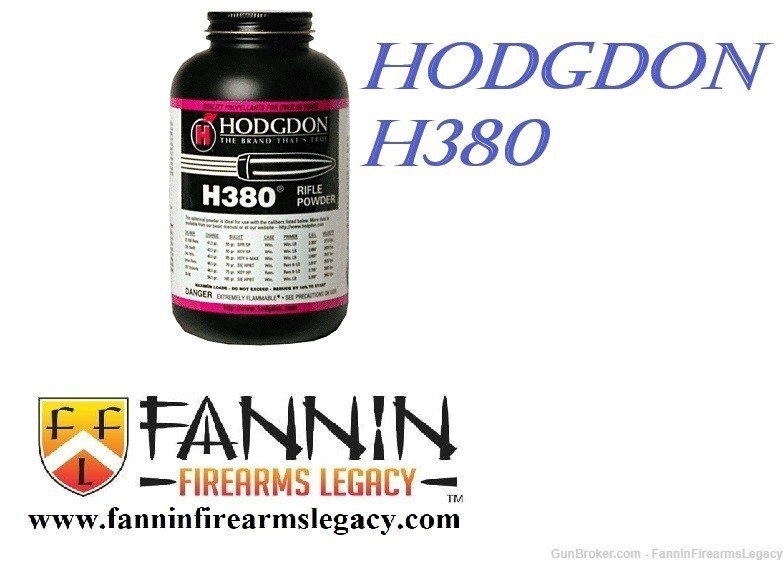 HODGDON H380 1LB. Can 220 Swift 243 257 Roberts varmint cartridges H3801-img-0