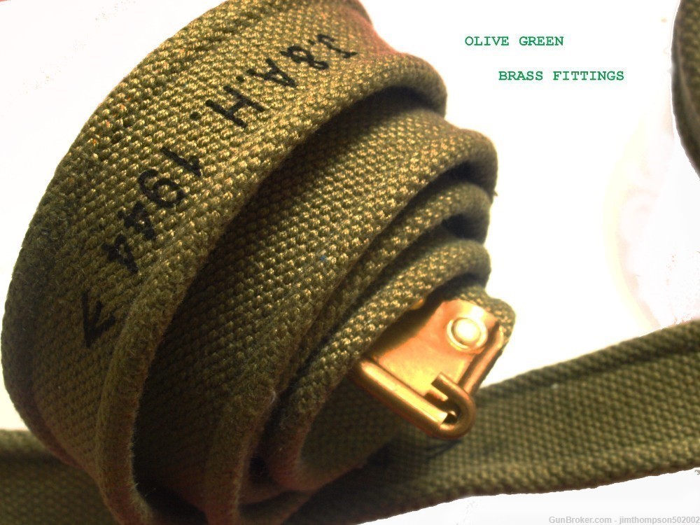 British ENFIELD sling/strap, web, olive green or khaki REPRO NEW-img-7