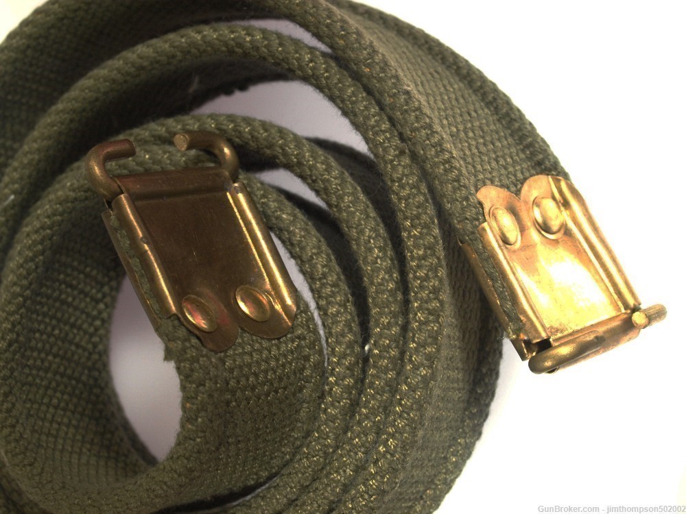 Reduction: British ENFIELD sling/strap, web, olive green or khaki REPRO NEW-img-1