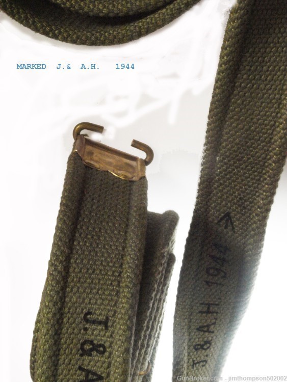 Reduction: British ENFIELD sling/strap, web, olive green or khaki REPRO NEW-img-4