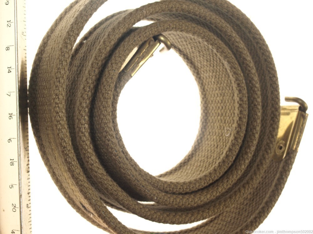Reduction: British ENFIELD sling/strap, web, olive green or khaki REPRO NEW-img-2