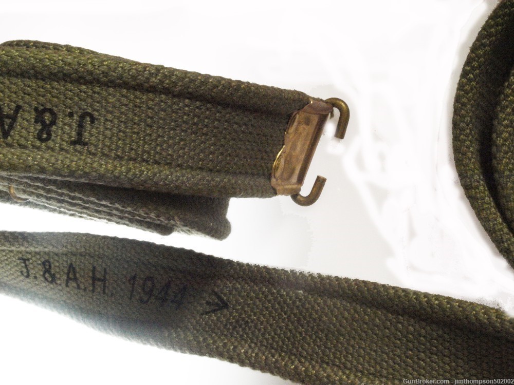 Reduction: British ENFIELD sling/strap, web, olive green or khaki REPRO NEW-img-9