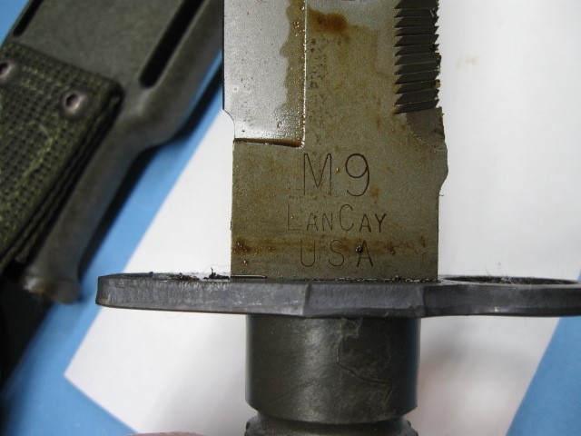 US M9 LANCAY BAYONET WITH SCABBARD (1ST CONTRACT)-img-2