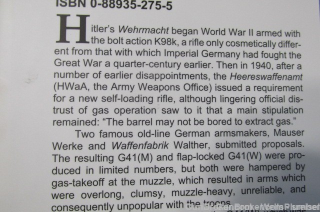 'S GARANDS-GERMAN SELF LOADING RIFLES OF WWII-G41 G43 REFERENCE BOOK-img-4
