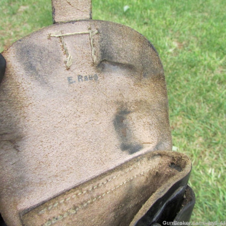 GERMAN WWII MAUSER HSC 7.65mm POLICE MARKED 1941 HOLSTER (VERY NICE)-img-10