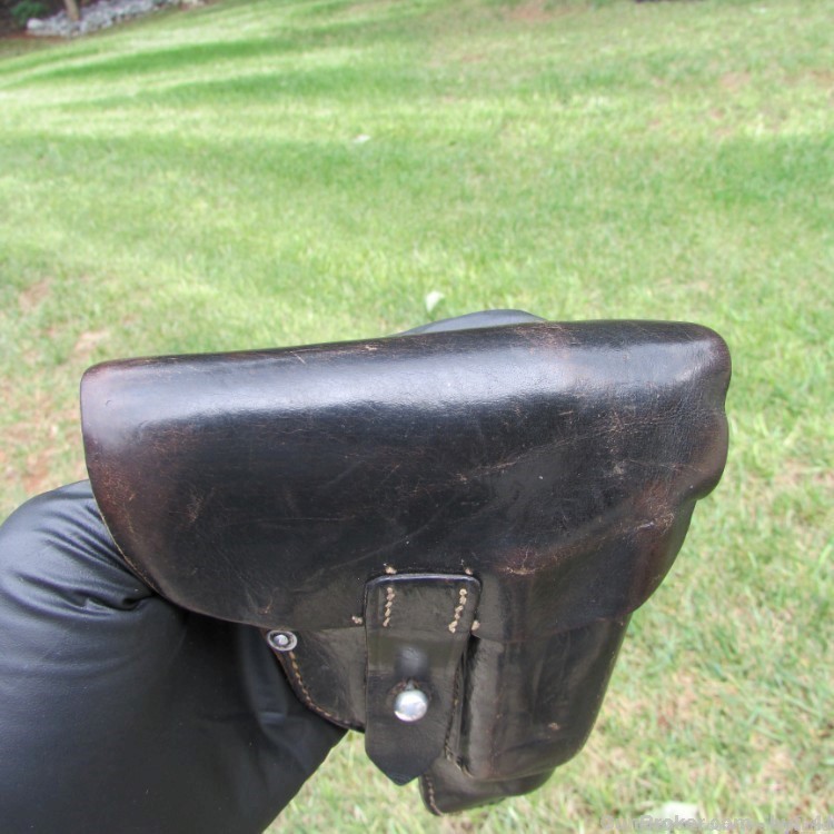 GERMAN WWII MAUSER HSC 7.65mm POLICE MARKED 1941 HOLSTER (VERY NICE)-img-7