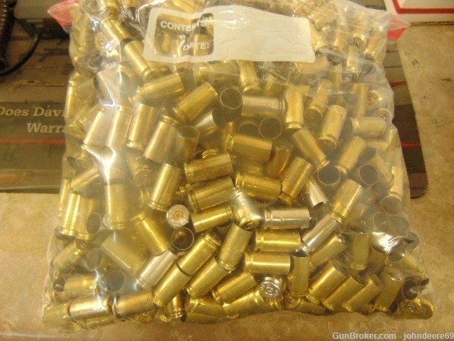 8000 PIECES OF 40 CALIBER ONCE FIRED INDOOR RANGE BRASS-img-0