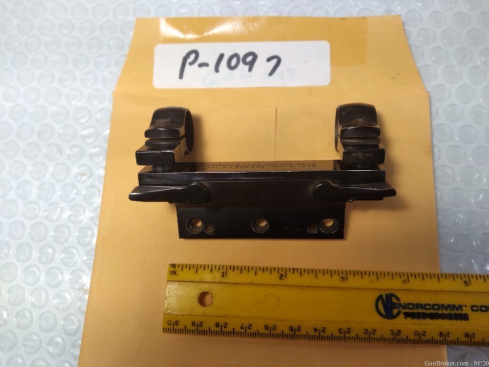 ORIGINAL  1932 Griffith and Howe  DUAL LEVER  mount w/ 3/4 rings  p-1097 -img-7