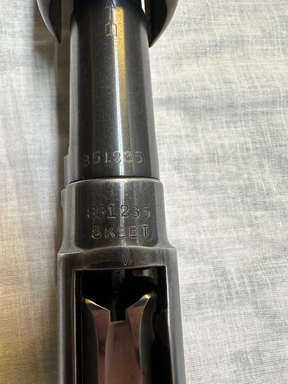 Winchester Model 12 Skeet, 28 gauge, English Stock-img-9