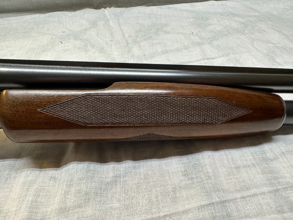 Winchester Model 12 Skeet, 28 gauge, English Stock-img-8