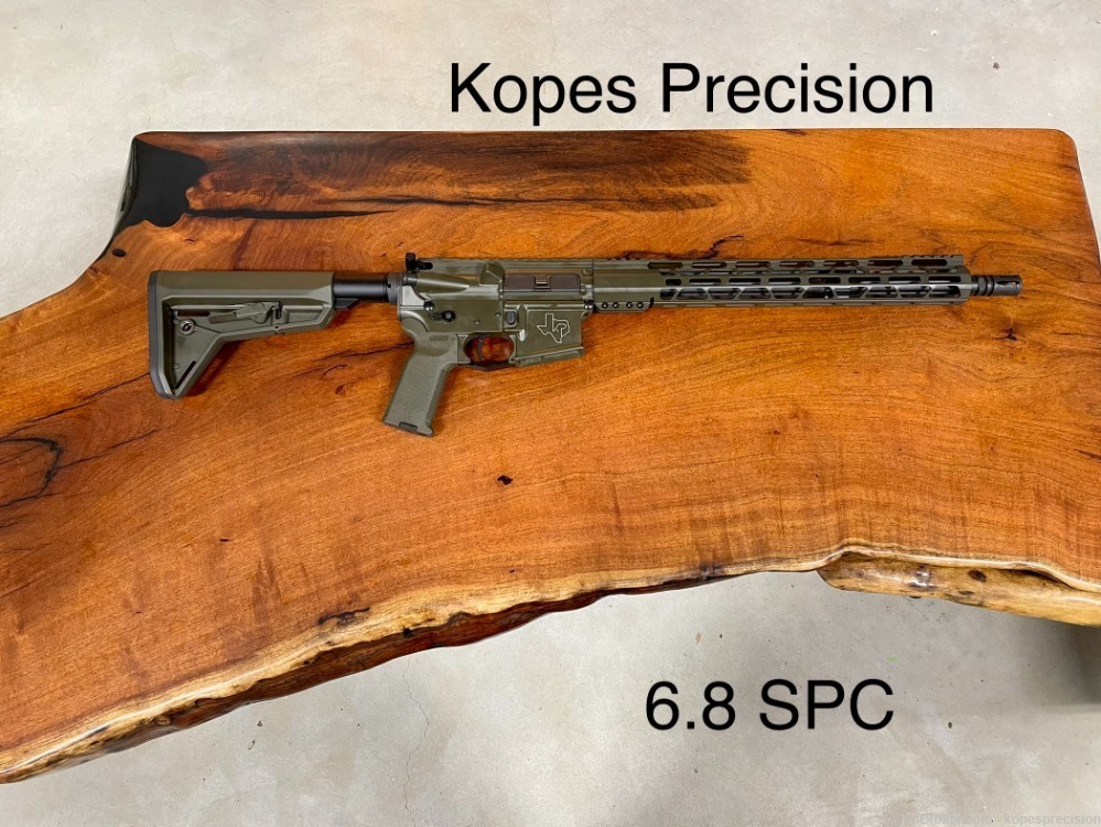Spring Sale! Kopes Precision 6.8 SPC II Rifle, OD Green -img-0