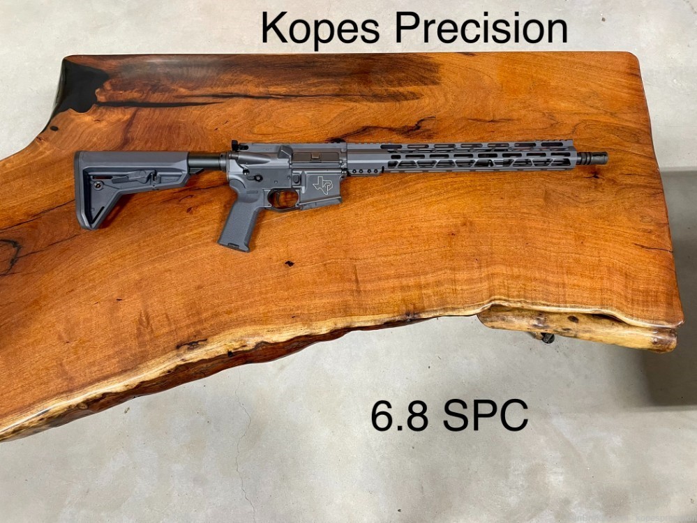 Spring Sale! Kopes Precision 6.8 SPC II Rifle, Sniper Grey-img-0
