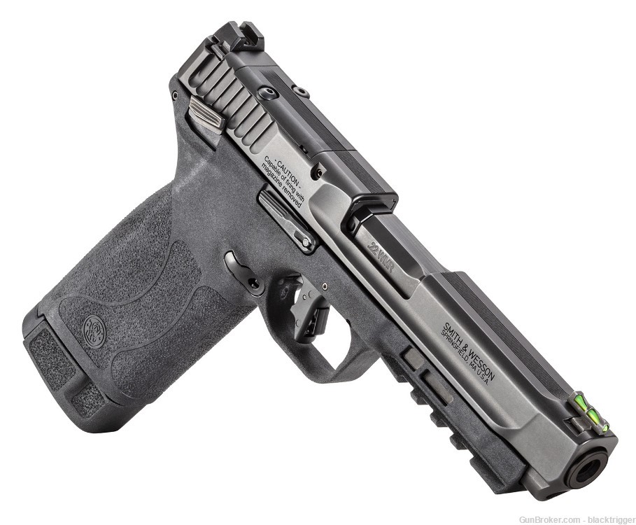 S&W 13433 M&P 22 Full Size Frame 22 WMR 30+1, 4.35" Black Ambi Thumb Safety-img-3