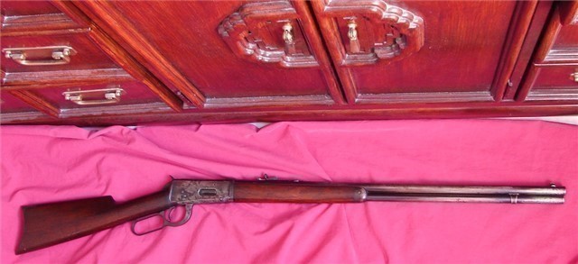 Winchester 94 38-55 26" Full-Mag Rifle Mfg 1904-img-1