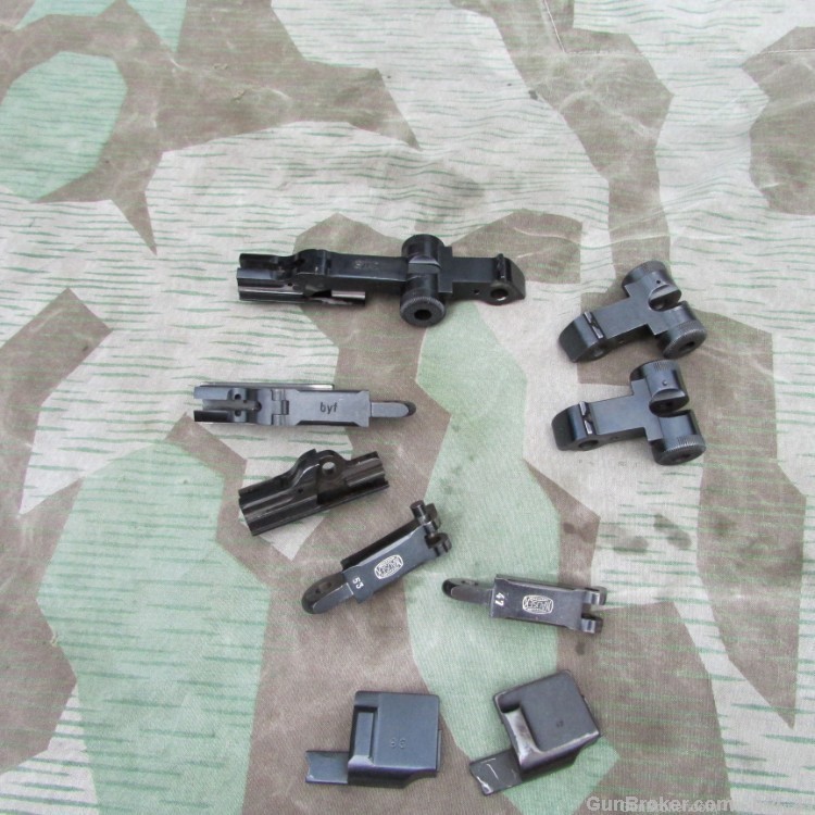 GERMAN WWII LUGER P08 9MM PARTS GROUPING MAUSER BANNER BYF-img-26