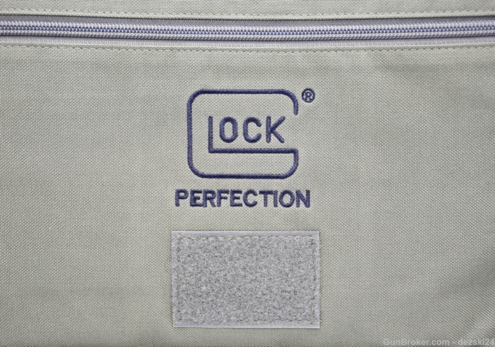 GLOCK PERFECTION O.D GREEN 4 PISTOL RANGE BAG MEDIUM SIZED 17 19 43X 44 48 -img-1