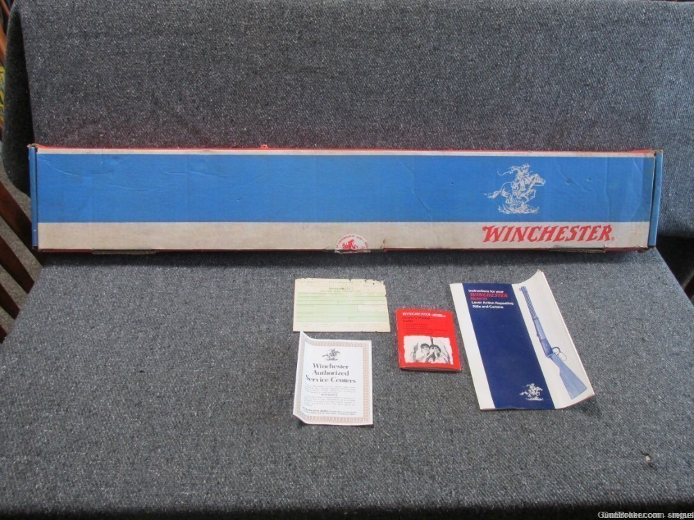 WINCHESTER MODEL 94 CARBINE BOX FROM 1974 GOOD LABEL DOCUMENTS ORIGINAL-img-0