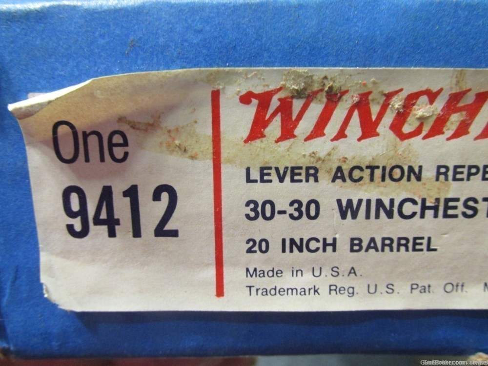 WINCHESTER MODEL 94 CARBINE BOX FROM 1974 GOOD LABEL DOCUMENTS ORIGINAL-img-8