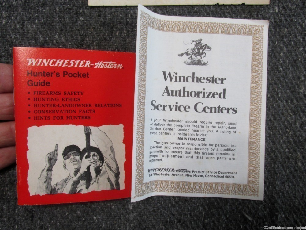 WINCHESTER MODEL 94 CARBINE BOX FROM 1974 GOOD LABEL DOCUMENTS ORIGINAL-img-4
