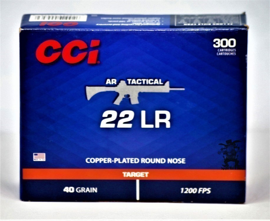 22 LR CCI AR TACTICAL COPPER RN Hi Velocity 22LR 300 Pack AR15 Tactical -img-0