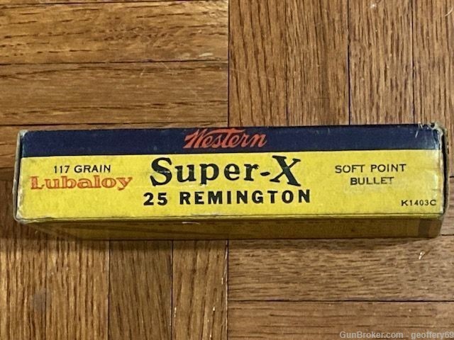 25 Rem Western 117gr SPRN Vintage Rifle Ammunition 20rds 25 Remington Auto-img-1