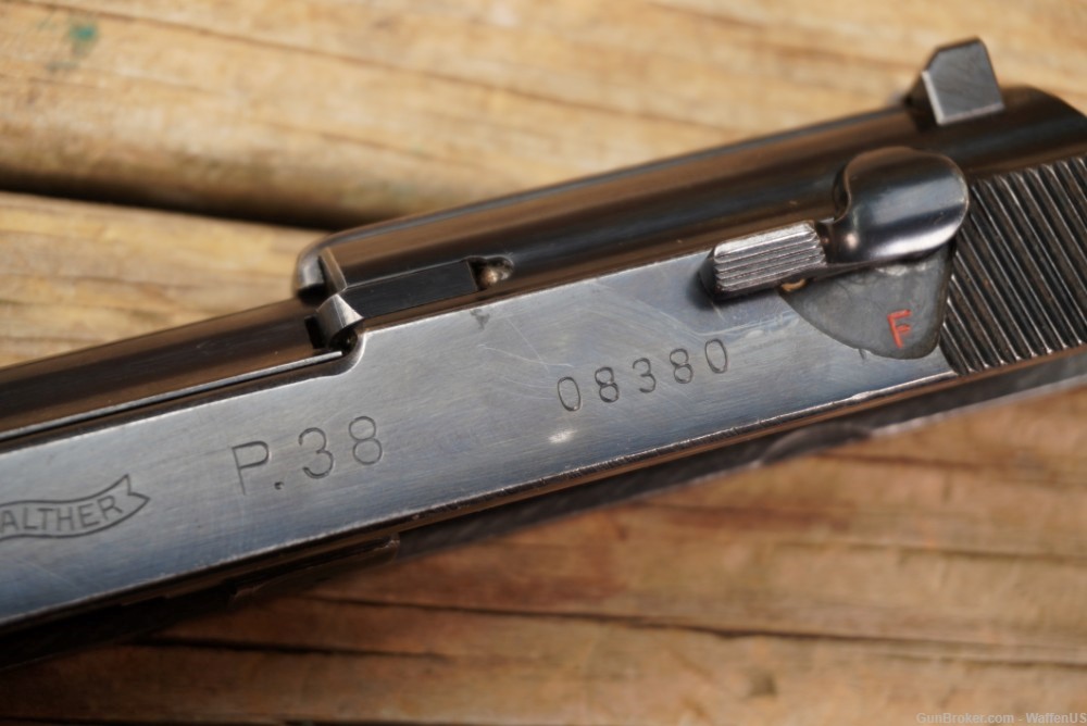 Walther ZERO SERIES early high polish matching slide & barrel HP P38 WW2 -img-4