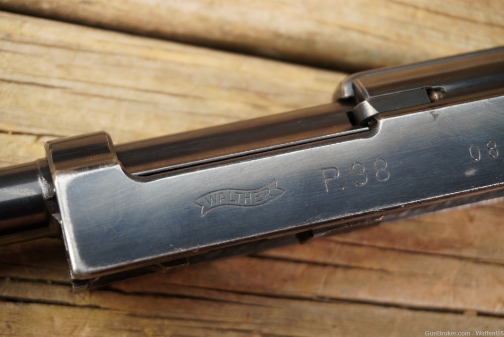 Walther ZERO SERIES early high polish matching slide & barrel HP P38 WW2 -img-7