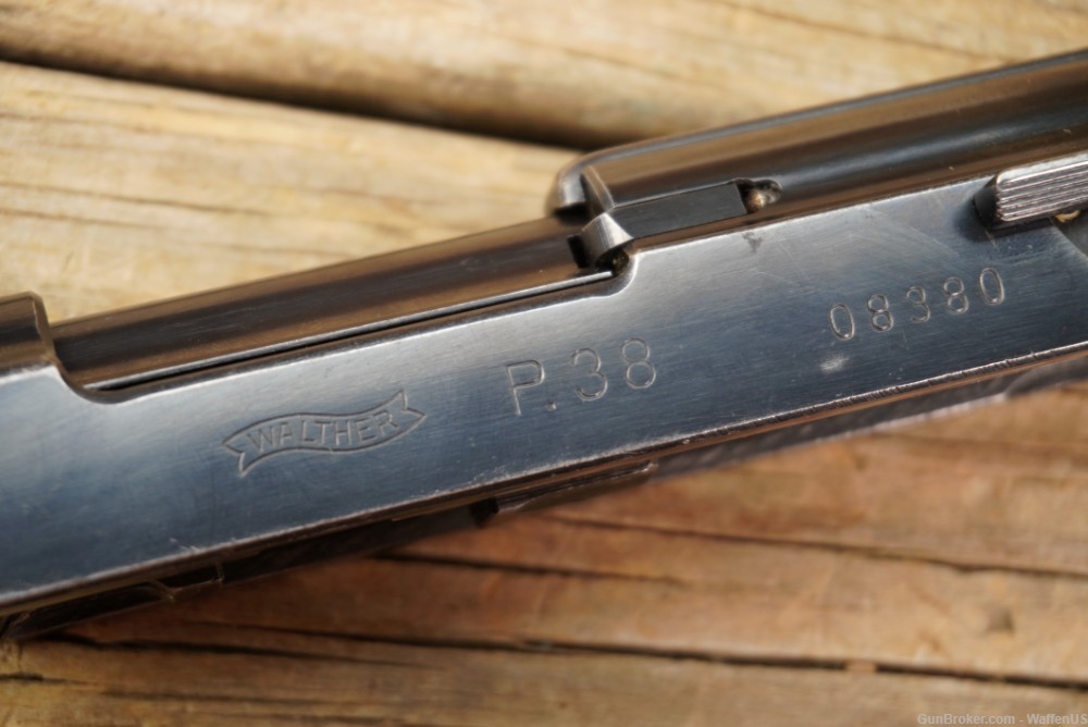 Walther ZERO SERIES early high polish matching slide & barrel HP P38 WW2 -img-6