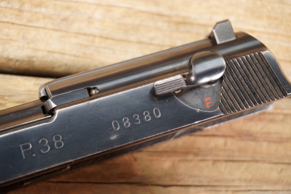 Walther ZERO SERIES early high polish matching slide & barrel HP P38 WW2 -img-3