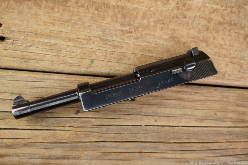Walther ZERO SERIES early high polish matching slide & barrel HP P38 WW2 -img-33