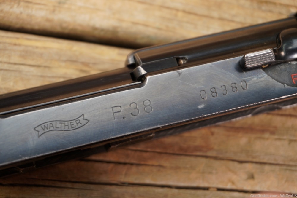 Walther ZERO SERIES early high polish matching slide & barrel HP P38 WW2 -img-5