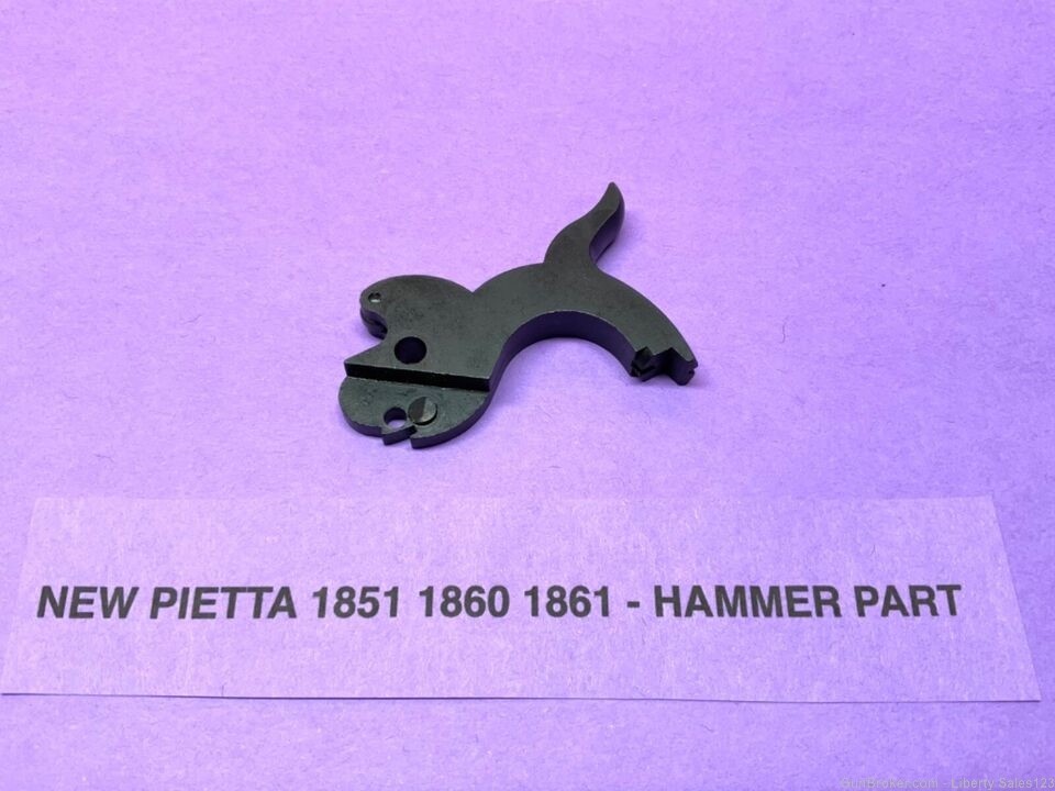 New Pietta 1851 1860 1861 Percussion .44 .36 Cal Pistol - BLACK HAMMER PART-img-0