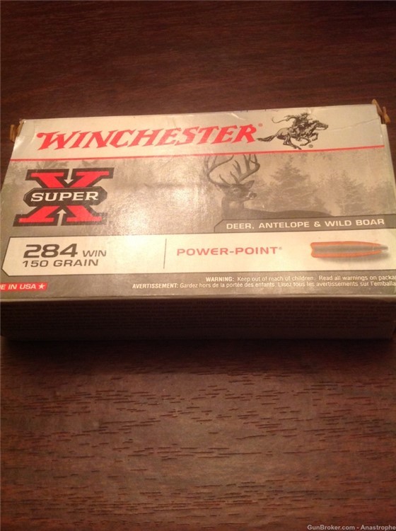 Winchester 284 WIN 150 gr ammunition ammo-img-0