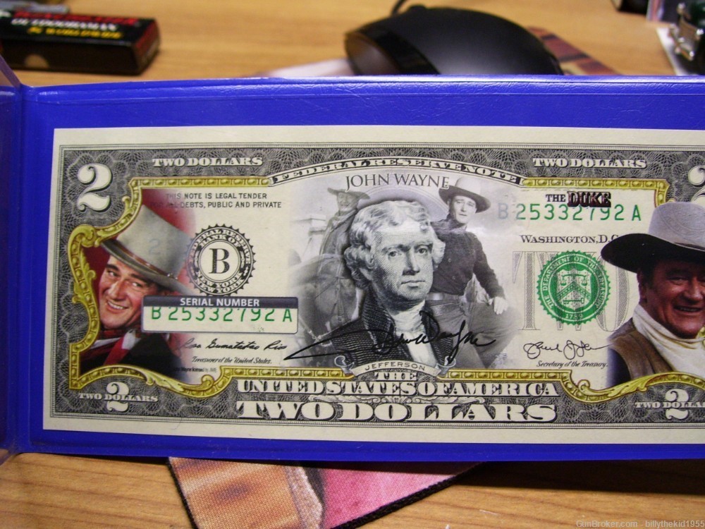 John Wayne Two Dollar Bill-img-1