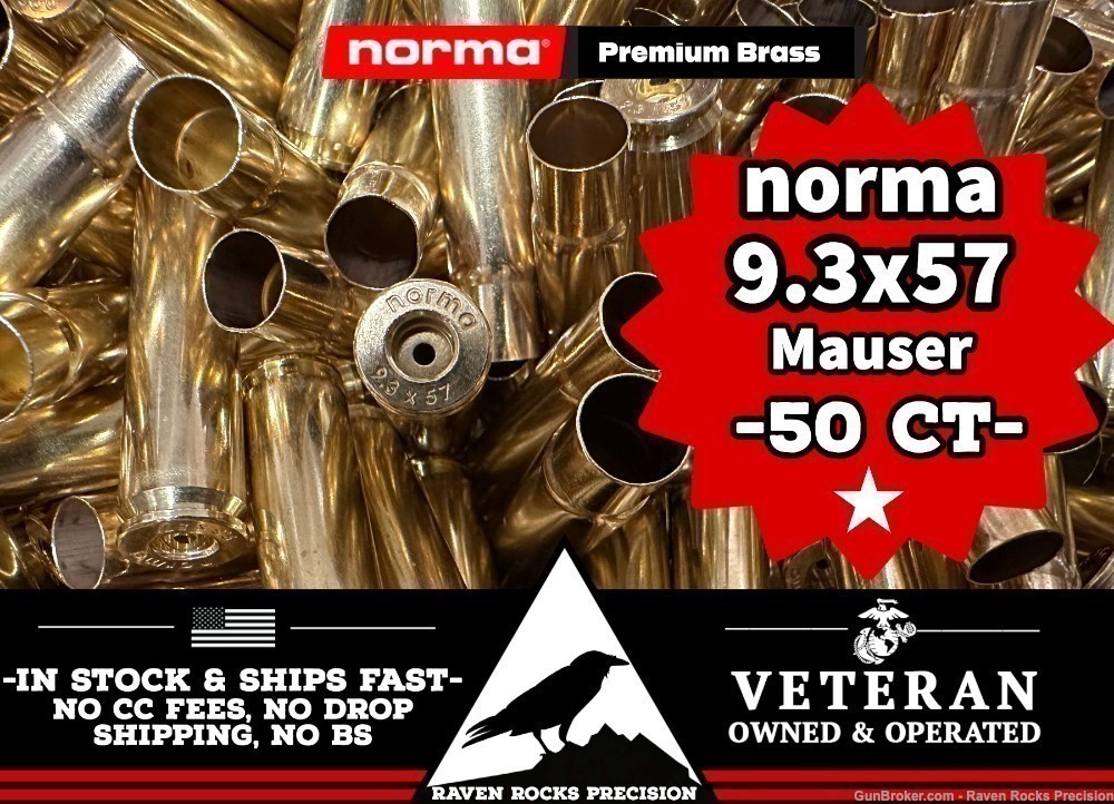 Norma 9.3x57 Mauser Brass-img-0