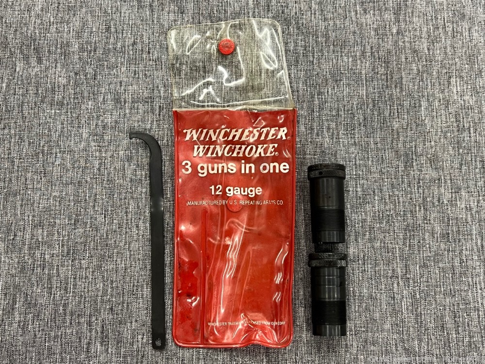 Winchester Win Chokes 12Ga Full & Imp Cylinder, Wrench and Case -img-0